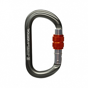 Ver 0261 Карабин «GRAY» овал с муфтой (Keylock) Vertical C в Кургане 0