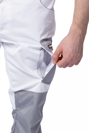 Летние брюки Brodeks KS 302, белый