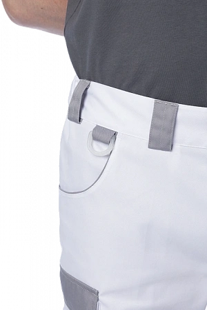 Летние брюки Brodeks KS 302, белый