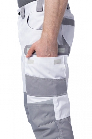 Летние брюки Brodeks KS 302, белый
