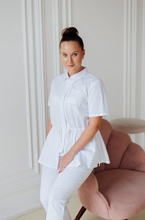 Блуза медицинская на кулиске