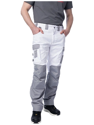 Летние брюки Brodeks KS 302, белый
