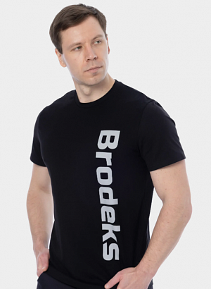 Футболка Brodeks KS704, черный Brodeks в Кургане 2