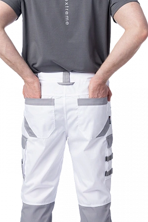 Летние брюки Brodeks KS 302, белый