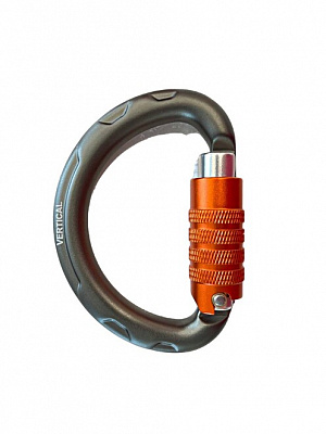 Ver 0266 Карабин «GRAY» полукруглый трехтактный (Keylock) Vertical C в Кургане