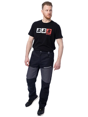 Летние брюки Brodeks KS 334, серый