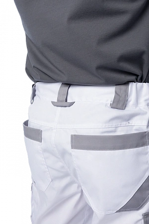 Летние брюки Brodeks KS 302, белый