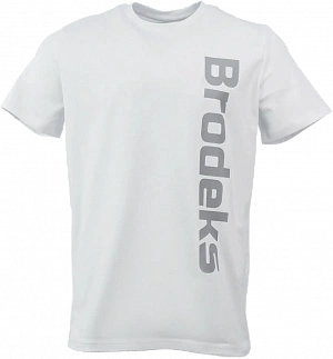 Футболка Brodeks KS704, белый Brodeks в Кургане 0