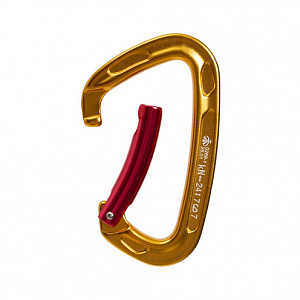 Ver 0269-1.gold Карабин скалолазный с гнутой защелкой (Keylock) Vertical C в Кургане 2