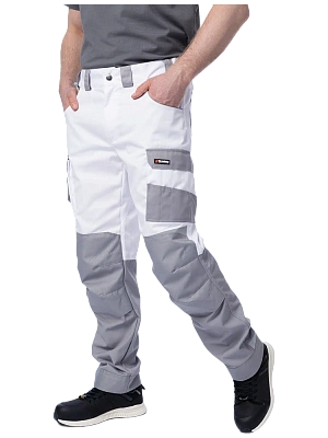 Летние брюки Brodeks KS 302, белый