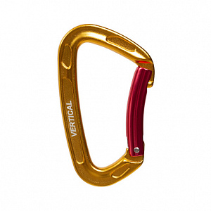 Ver 0269-1.gold Карабин скалолазный с гнутой защелкой (Keylock) Vertical C в Кургане 0