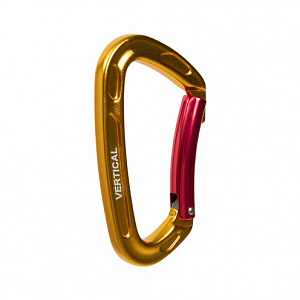 Ver 0269-1.gold Карабин скалолазный с гнутой защелкой (Keylock) Vertical C в Кургане 1