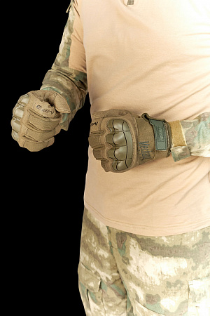 Перчатки тактические АЛЬФА-3 с пальцами (ХАКИ) Fantom Force в Кургане 0