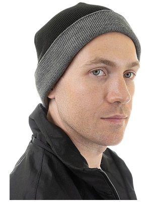 Шапка Brodeks Light Bicolor черный Brodeks в Кургане 3
