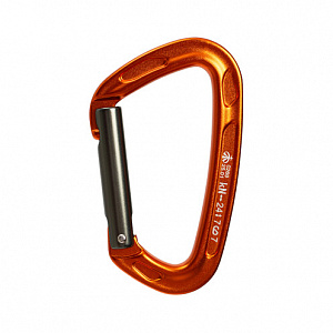 ver 0269.orange Карабин cкалолазный с прямой защелкой (Keylock)