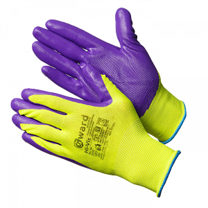 Перчатки Gward Hi-Vis нейлоновые с нитриловым покрытием, N1001 Gward в Кургане