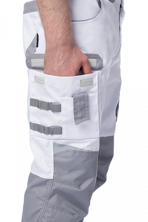 Летние брюки Brodeks KS 302, белый